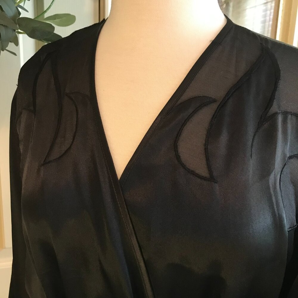 Vintage Josie Kimono-style Robe Sz M - Picture 3 of 9